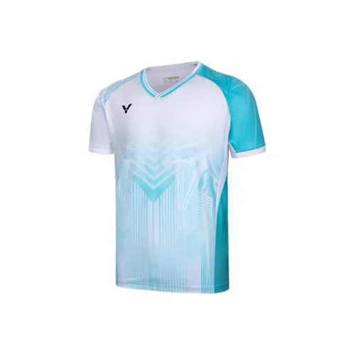 Victor T Рубашка Унисекс Бирюзовый Синий