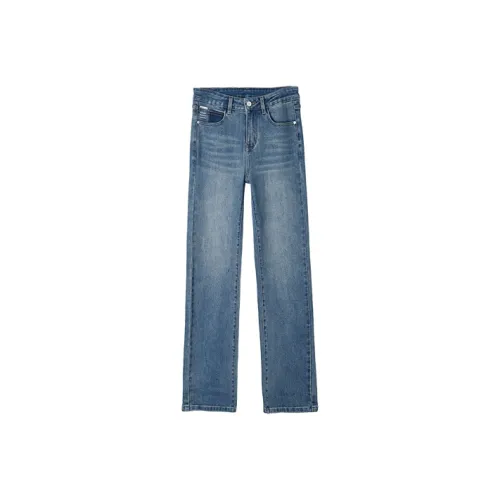 HIPPIEMISS Джинсы Женские Светло-Синий