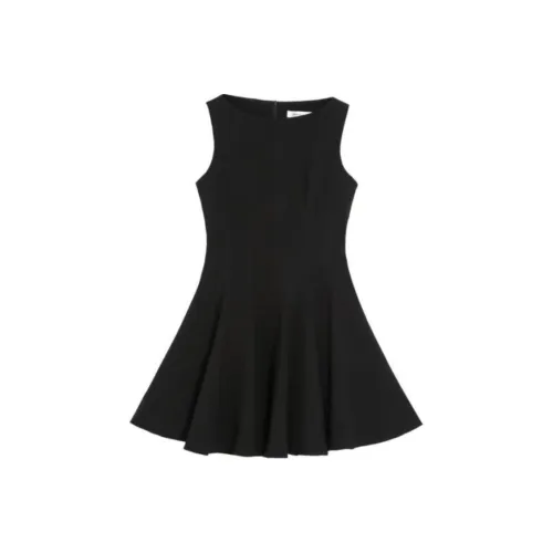 DEAR DEER PUFF Без рукавов Платье Женское Черное