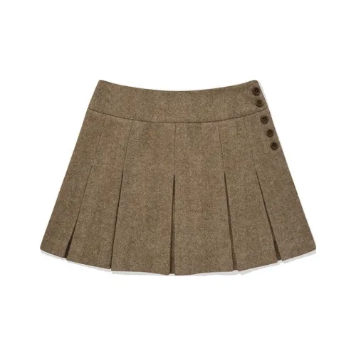 KIRSH Темно-бежевый Женский Повседневный Короткий Юбка