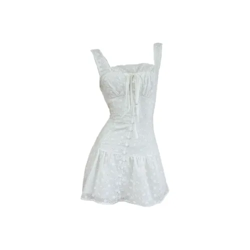 AURORA MUSE Slip Платье Женское Белое