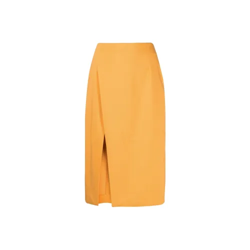 Maje Апельсин Женские Повседневные Длинные Юбки