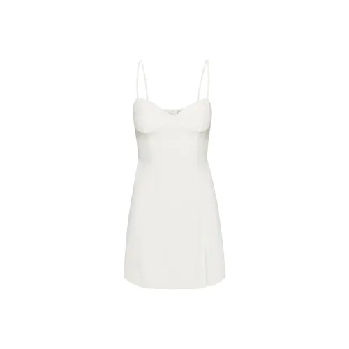 ARITZIA Sunday Best Viola Мини Платье Slip Платье Женское Slate White
