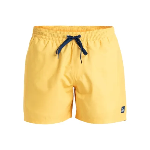 Quiksilver Желтые Мужские Пляжные Шорты