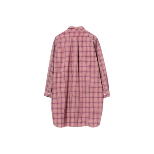 BEAMS x INDIVIDUALIZED SHIRTS SS24 Длинный рукав Платье Женское Красное