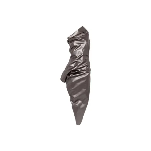 RICK OWENS Медный Серый Женские Платья без рукавов