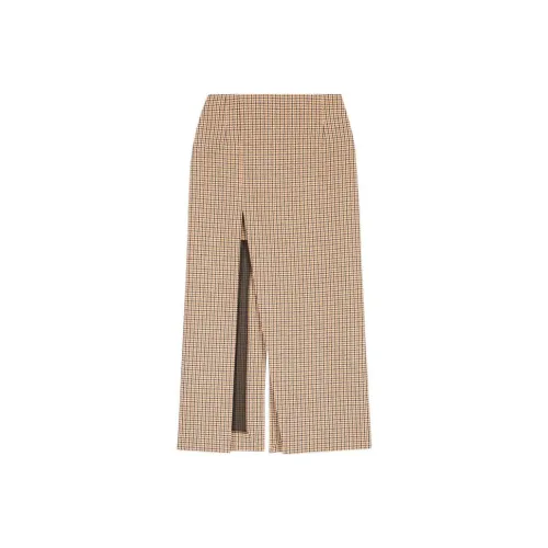 Maje SS23 Верблюжий Женские Повседневные Длинные Юбки