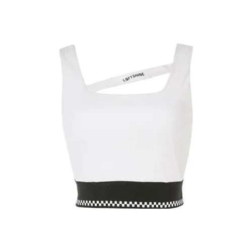 LOFT SHINE Белый Женские Спортивные Майки Без Рукавов
