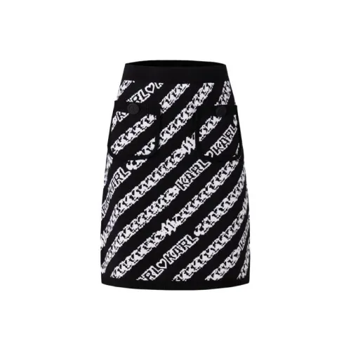 KARL LAGERFELD Повседневные короткие юбки Женские Черный