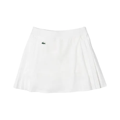 LACOSTE Белая Женская Повседневная Короткая Юбка