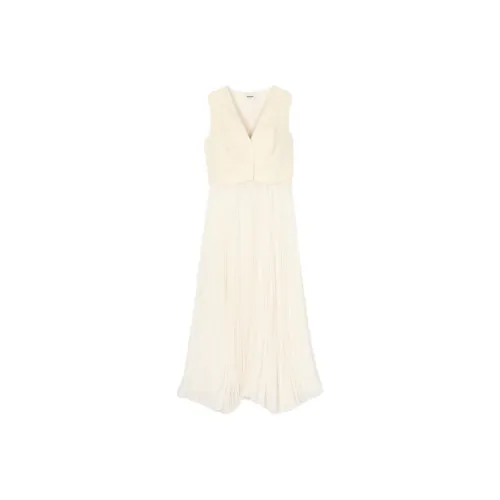 Sandro Без рукавов Платье Женское Светлый Умбра