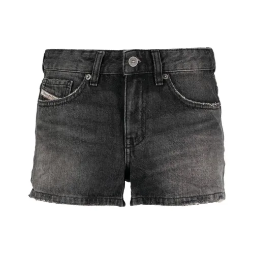 DIESEL FW23 Джинсовые шорты Женские Черные