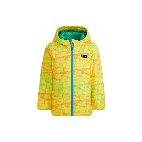 ADIDAS X LEGO Хлопковый пуховик Желтый Детский