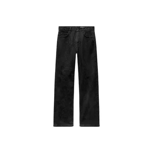 ZARA ZW Series Женские джинсы черного цвета