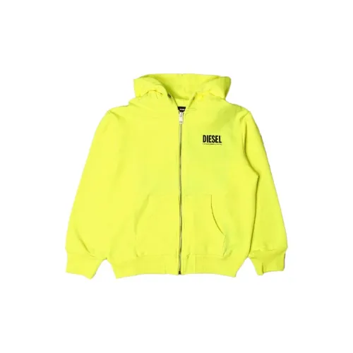 DIESEL Желтый Kids Свитшоты