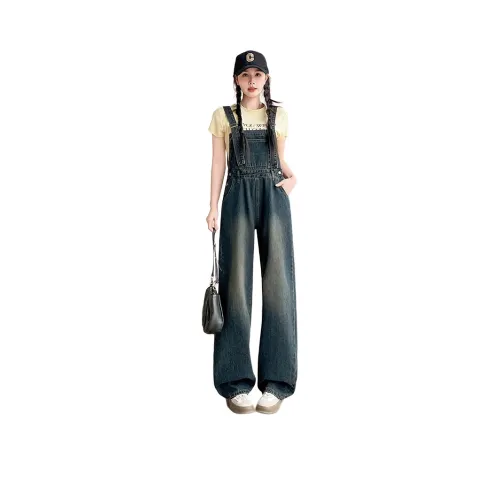 SITOL Комбинезоны Женские Ностальгический Синий