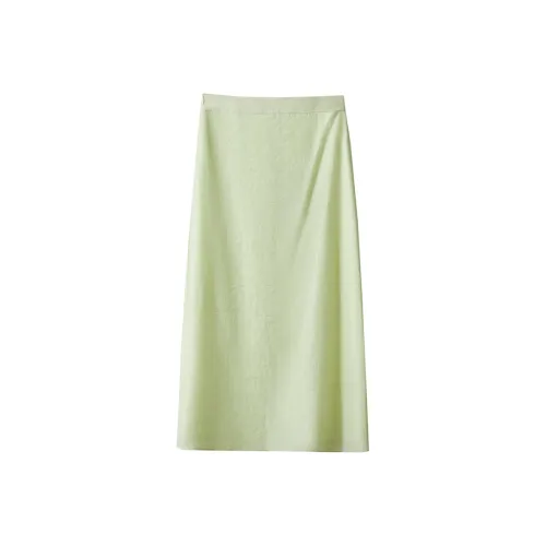 AMII Женские Повседневные Длинные Юбки