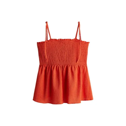 H&M Ярко-оранжевые Женские Камисоли