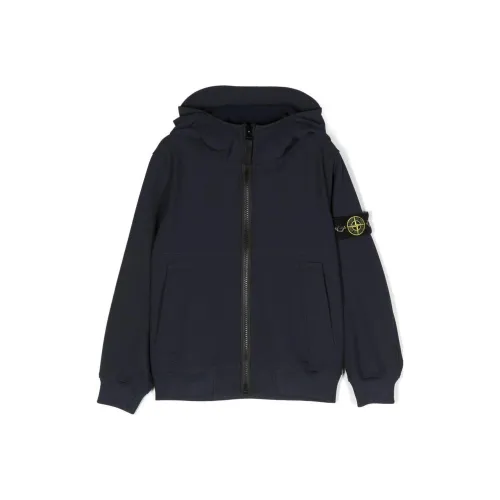 STONE ISLAND Черные Детские Куртки