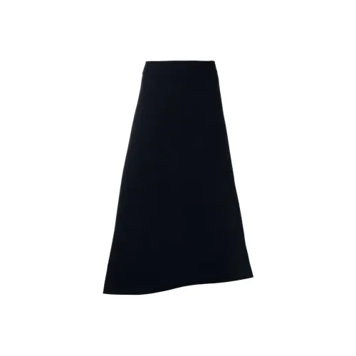 JIL SANDER Черные Женские Повседневные Длинные Юбки