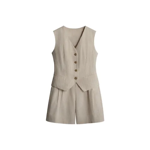 Cypress House Повседневный костюм женский бежевый