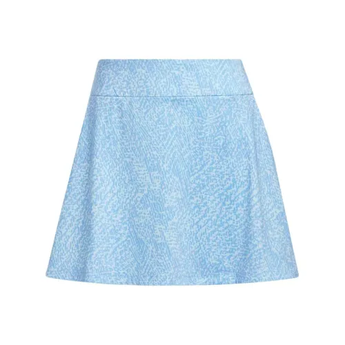 Adidas PRINTED FRILL GOLF Юбка Повседневная Короткая Юбка Женская Bliss Blue