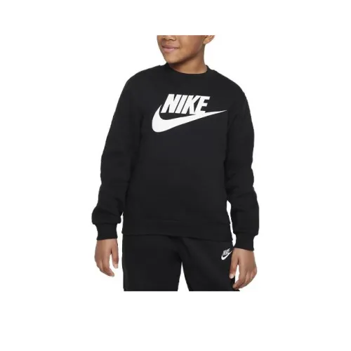 Nike Свитшот Sportswear Club Флис Черный Детский