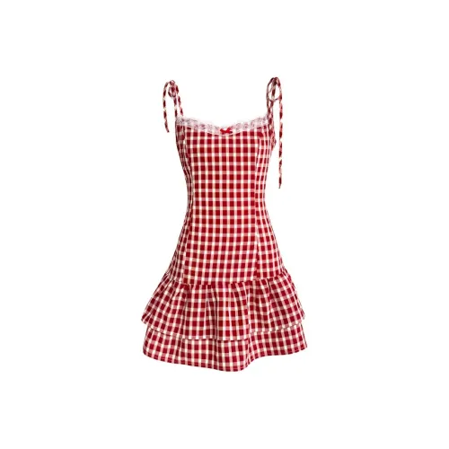 SECFLY OFFICIAL Юбка-платье Женское Красное