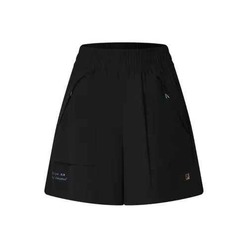 FILA Fitness Series Темно-черные Женские Повседневные шорты