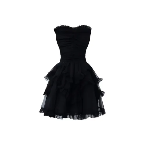 SCCREBEL OFFICIAL Без рукавов Платье Женское Черное