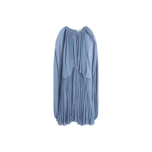 Lanvin Синие Женские Платья без рукавов