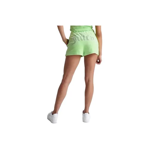 JUICY COUTURE Зеленые Женские Спортивные Шорты