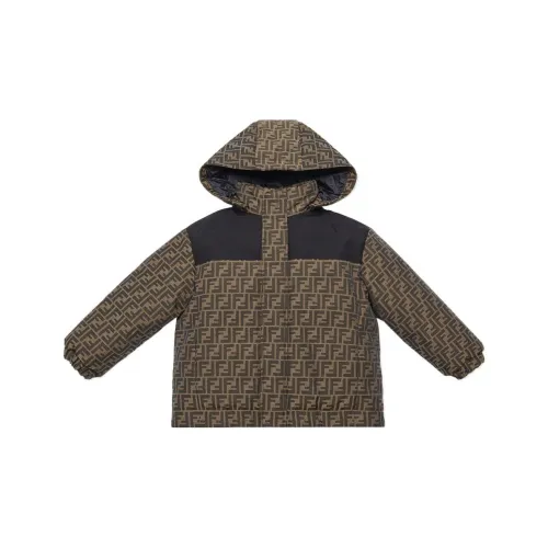 FENDI Многоцветные Kids Пуховики