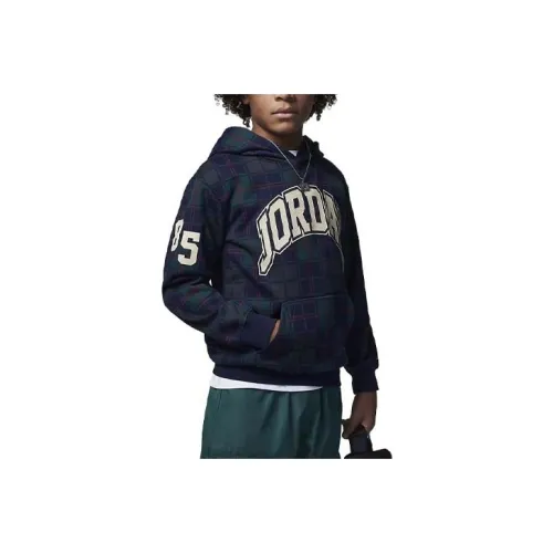 Джордан Brooklyn Синий Kids Свитшоты