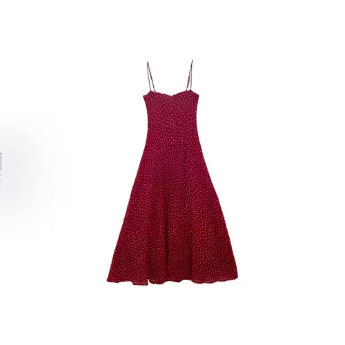 XIAOJUCHUANLI Slip Платье Женское Красное