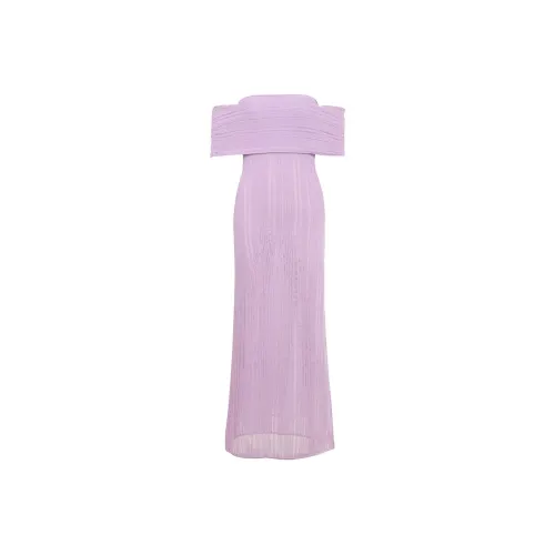 HOUSE OF CB MICAH Короткое Платье с Короткими Рукавами Женское Орхидея Орхидейно-фиолетовый