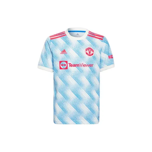 Adidas MANCHESTER UNITED THEATRE OF DREAMS Blue Kids T Рубашки
