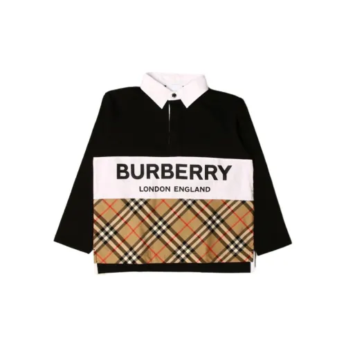 Burberry Черные Детские Рубашки