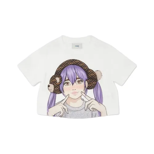 FENDI Белая Kids T-рубашка