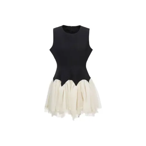 PUREIDOL Без рукавов Платье Женское Черное