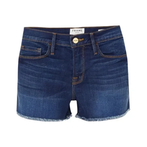 Рамка Джинсовые шорты Женские Blue