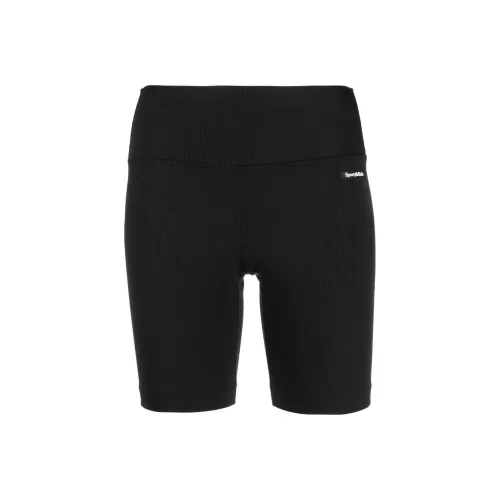 SPORTY & RICH Черные Женские Спортивные Шорты