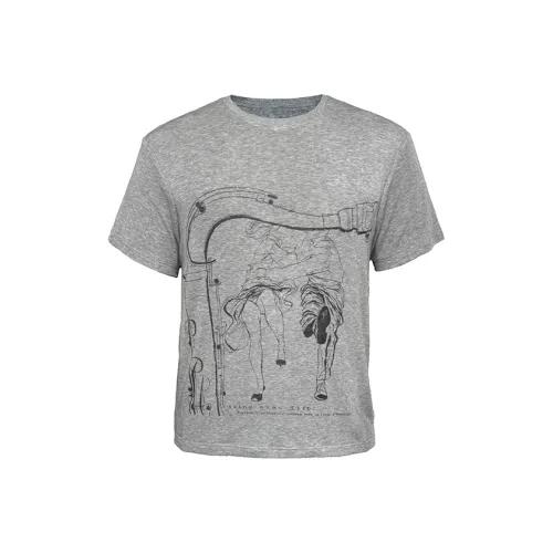 J CAESAR STUDIO Вересковый серый Унисекс T Рубашки