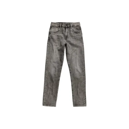 STAR RAW Джинсы Женские Выцветшие Серый