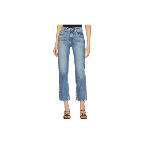 FREE PEOPLE Синие Женские Джинсы