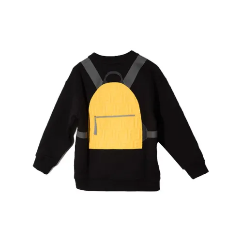 FENDI Черные Толстовки для Детей