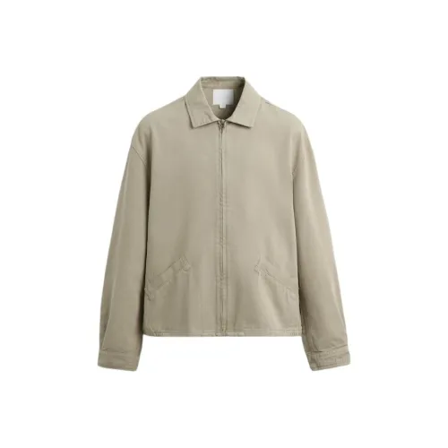 ZARA Светло-зеленые мужские куртки
