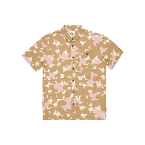 Quiksilver Safe Paradise Рубашка Мужская Желтая