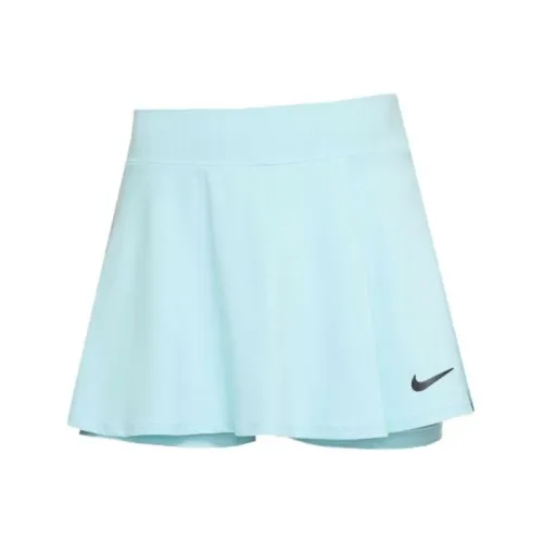 Nike Clothing Повседневные короткие юбки Женские Светло-синие