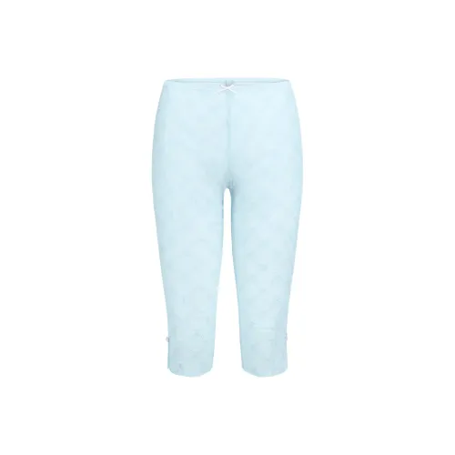 Skims Пудрово-голубой Арочный Тюль/Розово-синий Бант Прозрачные Женские Повседневные шорты